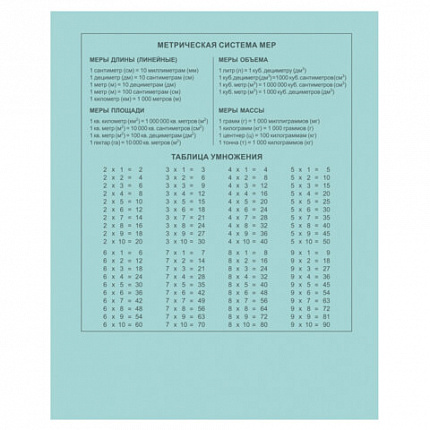 Тетрадь 12 л., HATBER Premium, клетка, обложка картон, плотная бумага 80 г/м2, "NEWtone" Зеленый нефрит, 089683, 12Т5A1_05059