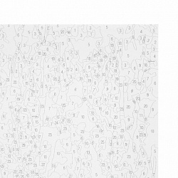 Картина по номерам 40х50 см, ОСТРОВ СОКРОВИЩ "Осень в старом парке", на подрамнике, акрил, кисти, 663280