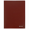 Папка 10 вкладышей BRAUBERG "Office", красная, 0,5 мм, 271322