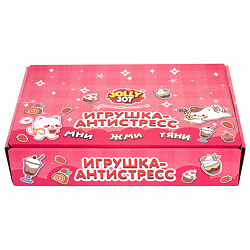 Игрушка-антистресс "КОТИК", 6 см, ассорти 4 цвета, дисплей, JOLLY JOT (ДЖОЛЛИ ДЖОТ), 665772