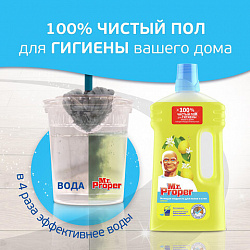 Средство для мытья пола и стен 1 л, MR. PROPER (Мистер Пропер) "Лимон", 1008196