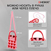 Сумочка-органайзер повседневная HEIKKI KNIT (ХЕЙКИ) кросс боди, вязаная, 17х12х5 см, "Сердечки", 273795