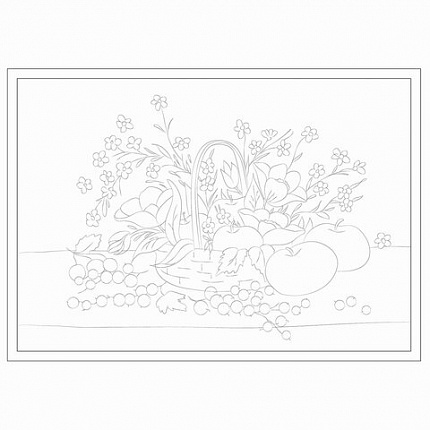 Папка для акварели С ЭСКИЗОМ, БОЛЬШАЯ А3, 10 л., 200 г/м2, 297х420 мм, BRAUBERG, 110065, 111065