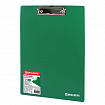 Доска-планшет BRAUBERG "Contract" с прижимом А4 (313х225 мм), пластик, 1,5 мм, ЗЕЛЕНАЯ, 228682