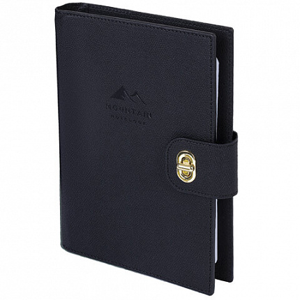 Ежедневник-органайзер недатированный B5 167х240мм BRAUBERG "Nova", под кожу, 160л, черный, 116204