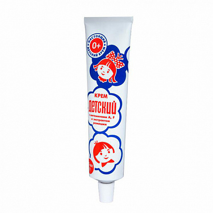 Крем с витаминами A, F и экстрактом ромашки 75 мл, "ДЕТСКИЙ", 412