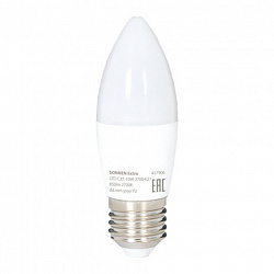 Лампа светодиодная SONNEN EXTRA, 10 (85) Вт, Е27, свеча, теплый белый, 30000 ч, LED C37-10W-2700-Е27, 457906