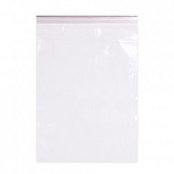 Пакеты ZIP LOCK "зиплок" ПРОЧНЫЕ, комплект 100 шт., 180х250 мм, ПВД, 60 мкм, BRAUBERG EXTRA, 608173