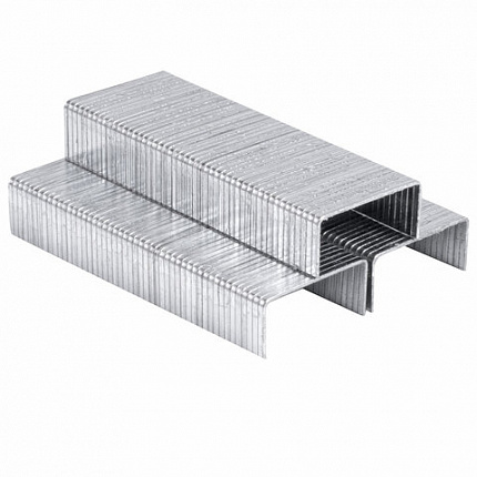 Скобы для степлера №24/6, 1000 штук, ОФИСНАЯ ПЛАНЕТА, до 30 листов, 222005