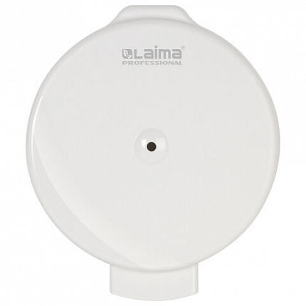 Диспенсер для туалетной бумаги LAIMA PROFESSIONAL ORIGINAL (Система T8), белый, ABS-пластик, 605769