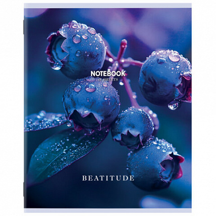 Тетрадь А5, 48 л., STAFF, скоба, клетка, офсет №2 ЭКОНОМ, обложка картон, ФЛОРА, 405626