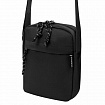 Сумка на плечо HEIKKI COMPACT (ХЕЙКИ), два кармана, черная, 19х14х5 см, 272631