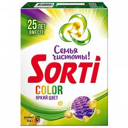 Стиральный порошок-автомат 350 г, SORTI (Сорти) "Color", 8570-3