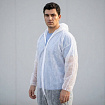 Комбинезон одноразовый с капюшоном, резинка на талии, Каспер 30г/м2, 52-54 XL, с РУ, САНАТОК, 631711