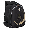 Ранец GRIZZLY анатомическая спинка, c брелоком, для девочек, "NIGHT CAT", 36х28х20 см, RAz-286-1/1