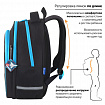 Рюкзак BRAUBERG OPTIMA, 2 отделения, с брелоком, "Открытый космос", 36х27х18 см, 272095