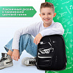Ранец BRAUBERG KIDS START, 1 отделение, 2 кармана, "Темная машина", 35х26х13 см, 273151