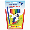 Фломастеры 12 ЦВЕТОВ CENTROPEN "Пингвины", смываемые, вентилируемый колпачок, 7790/12ET, 7 7790 1286