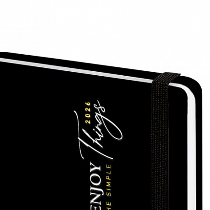 Еженедельник датированный 2026 с резинкой 171х93 мм, BRAUBERG, твердый, УФ-ЛАК, 64 л., "Розы", 117353