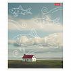 Тетрадь обложка пластик, А5, 48 л., скоба, клетка, HATBER, "Во сне и наяву" (микс), 087648, 48Т5В1пл