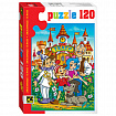Пазл картонный 120 элементов, "Любимые герои", АССОРТИ, поле 23х16,5 см, STEP PUZZLE