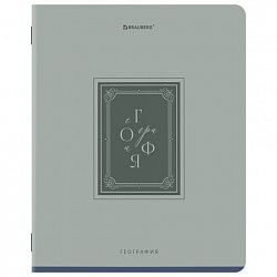 Тетради предметные, КОМПЛЕКТ 12 ПРЕДМЕТОВ, 48 л., рельефный картон, BRAUBERG, "ВИНТАЖ", 405603