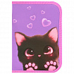 Пенал BRAUBERG, 1 отделение, 2 откидные планки, полиэстер, 21х14 см, "Paw prints", 273526