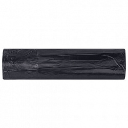 Мешки для мусора с завязками 240л черные в рулоне 5шт особо прочные ПВД 60мкм 110x120, LAIMA, 702686