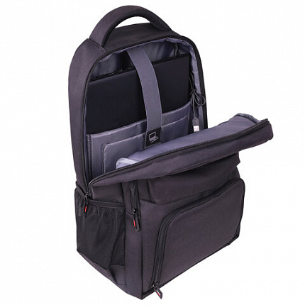 Рюкзак GERMANIUM UPGRADE универсальный, 2 отделения, отделение для ноутбука, USB-порт, UP-4, черный, 47х31х19 см, 271668