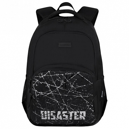 Рюкзак BRAUBERG CONCEPT универсальный, 2 отделения, светоотражающий принт, "Disaster", 45х30х18 см, 273848