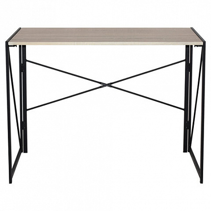 Стол на металлокаркасе BRABIX "LOFT CD-002", 1000х500х750 мм, складной, цвет дуб натуральный, 641214