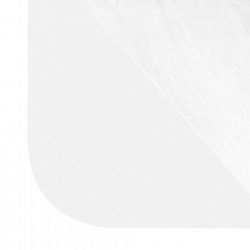 Коврик защитный напольный BRABIX, эконом, ПЭТ, 100х120 см, глянец, 0,5 мм, рулон в коробе, 701979