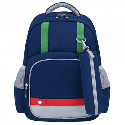 Рюкзак BRAUBERG KIDS MODE с пеналом в комплекте, 1 отделение, "Color mood", 39х28x15 см, 273126