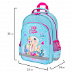 Рюкзак ПИФАГОР SCHOOL, 1 отделение, 3 кармана, "Pretty bunny", 38x28х14 см, 273168
