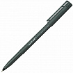 Ручка-роллер Uni-Ball II Micro, ЧЕРНАЯ, корпус черный, узел 0,5 мм, линия 0,24 мм, UB-104 Black