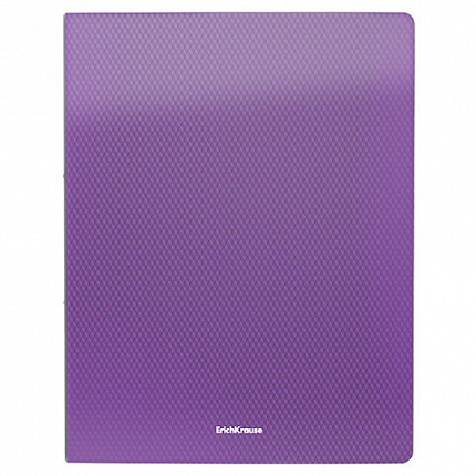 Папка на 2 кольцах ERICH KRAUSE Diamond Vivid, 24мм, до 150 листов, ассорти, 0,5мм, 4, 47133