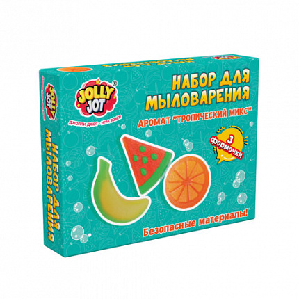 Мыло Набор для мыловарения 3 фигурки БОЛЬШИЕ ФОРМЫ, АССОРТИ 2 вида, JOLLY JOT (ДЖОЛЛИ ДЖОТ), 665980