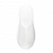 Тапочки одноразовые EVA Classic, закрытые, КОМПЛЕКТ 25 пар, спанбонд + ЭВА, размер 37-42, белые, SMZ, Э/З/Б-№1/25/150