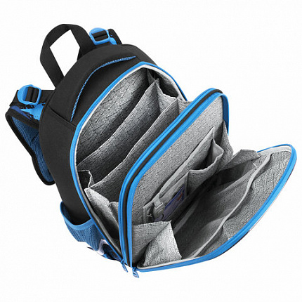 Ранец BRAUBERG PREMIUM, 2 отделения, с брелком, "Night race", 3D панель, 38х29х16 см, 272014