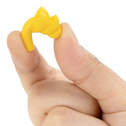 Беруши многоразовые силиконовые со шнурком, 1 пара в контейнере, SNR 37 дБ, RABBITEX (РАББИТЕКС), 671317