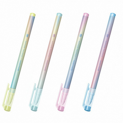 Ручка гелевая BRAUBERG GRADE PASTEL, СИНЯЯ, игольчатый узел 0,5 мм, линия письма 0,3 мм, 144284