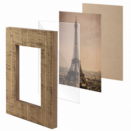 Рамка из мангового дерева BRAUBERG LOFT ANCIENT, фото 13х18 см, акриловый экран, 22х27 см, 391285