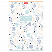 Тетрадь А4, 80 л., HATBER, скоба, клетка, Soft-touch ламинация, "Музыка цветов" (микс в спайке), 093514, 80Т4лВ1