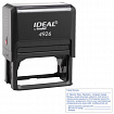 Оснастка для штампа, оттиск 75х38 мм, синий, TRODAT IDEAL 4926 P2, корпус черный, подушка, 167471