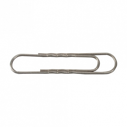 Скрепки большие 50 мм гофрированные 50 шт., STAFF "EVERYDAY", металлические, РОССИЯ, 220011