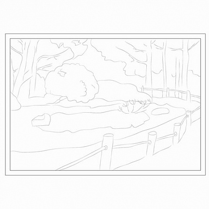 Папка для акварели С ЭСКИЗОМ, БОЛЬШАЯ А3, 10 л., 200 г/м2, 297х420 мм, BRAUBERG, 110065, 111065