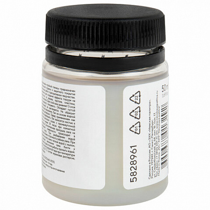 Лак акриловый тройной глянец "Декола", 50 мл, в банке, Невская Палитра, 5828961