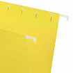 Подвесные папки A4/Foolscap (404х240 мм) до 80 л., КОМПЛЕКТ 10 шт., желтые, картон, STAFF, 270935