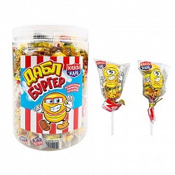 Жевательный мармелад на палочке "Дабл бургер", 12 г, КАНДИ КЛАБ, MAR027-1