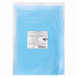 Бахилы нестерильные из спанбонда высокие с завязками, КОМПЛЕКТ 40 штук (20 пар), 25 г/м2